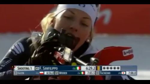 Biathlon world cup 2016 canmore. women's sprint. part 4