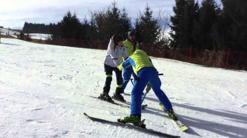 Asiago, pista di KABERLABA febbraio 2016 - discesa di LAURA