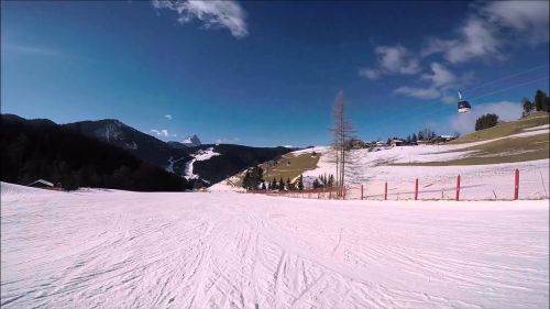 Skiing Laax 2016 piste 31 2016