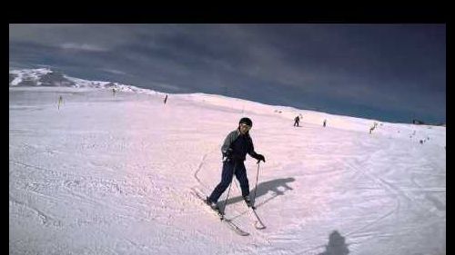 Kev and Stef on there first skiing Trip Laax February