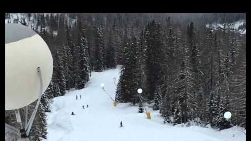 3rd day snowboarding in San Martino Di Castrozza. At Col Verde. Feb 16, 2016. Pangtou, Pangdan.