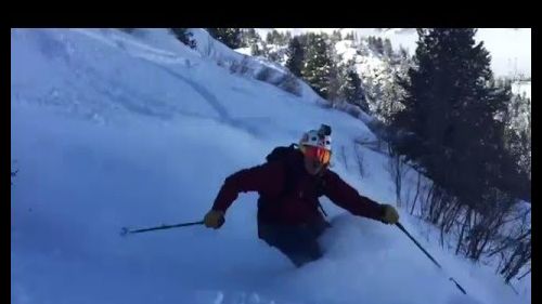 Stefano Sciuto freeriding in Courchevel 2016