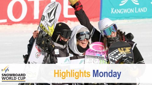 Crouch, anderson prevail in korea | fis snowboard