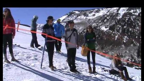 Skiing in verbier