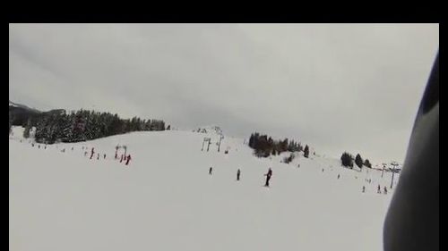 Les Gets watson skiing February 2016