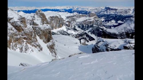 freestyle puppy - freeride in courchevel -  face nord Dent du Villard