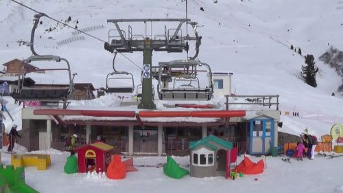 Discesa pista nera dell'Agnello (Pampeago)