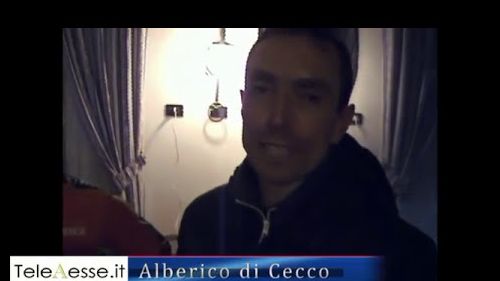 lberico Di Cecco testimonial al 'Roccaraso winter vertical snow running'