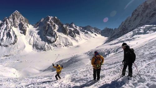 UCPA Chamonix, Off Piste Glacier 2016 - Les Grands Montets