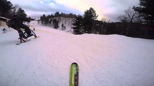 Skiing in Claviere 2016