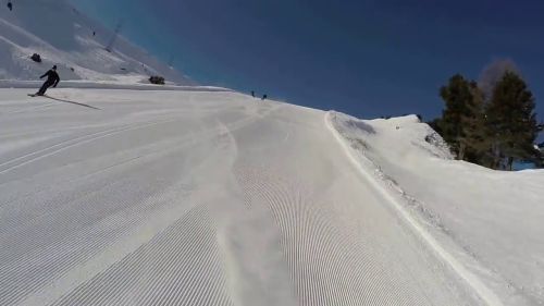 Gertie skiing Verbier 2016