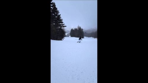 Noemi scia all'abetone inverno 2016
