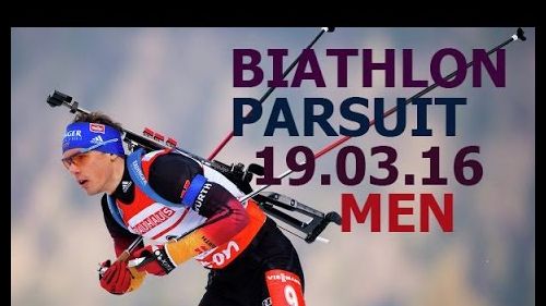 Biathlon 2016 / world cup 9 /parsuit/ men/19 of march/ russia / khanty-mansiysk