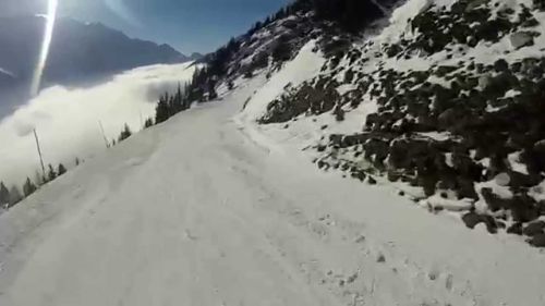 Skiing in Chamonix february 16