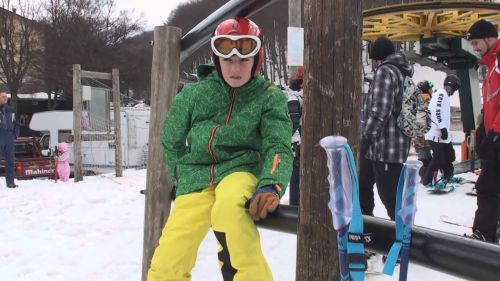 Meribel 2016 skiing to les menuires