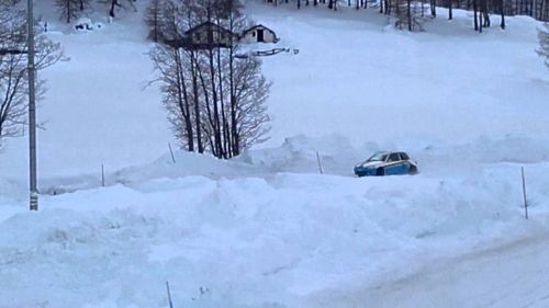 Snowboarding in Livigno, Italy, 2016