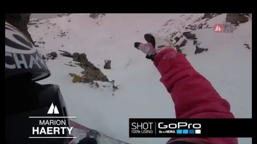 GoPro run Marion Haerty - Xtreme Verbier - Swatch Freeride World Tour 2016