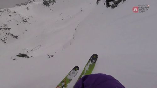 Winning GoPro run Jackie Paaso - Xtreme Verbier - Swatch Freeride World Tour 2016