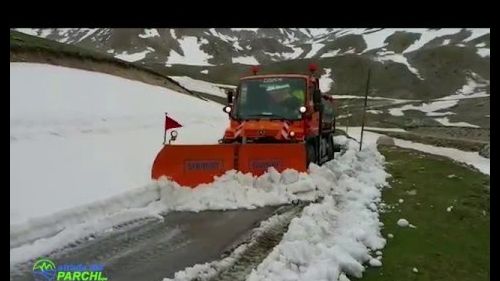 Campo Imperatore, maggio con la neve