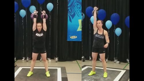 Ickb - melissa biathlon record: 2 x 20kg 93 + 20kg snatch 185