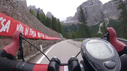 Sellaronda bike day 2016 - discesa passo sella - bivio passo pordoi