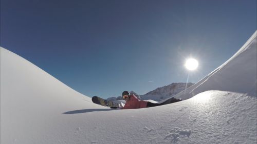 Snowboarding Stubai Glacier in the Alps Preview | Austria