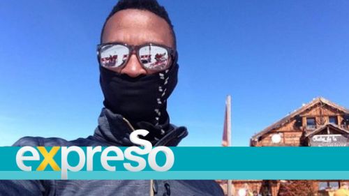 Katlego goes skiing at Club Med, Val Thorens