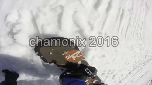 Snowboarding chamonix 2016