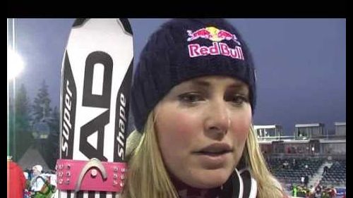 Lindsey vonn interview after levi, 2009