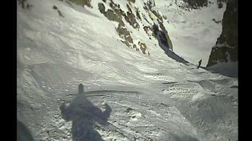 Grand couloir, courchevel - 3 valleys march 09