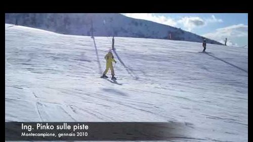 Ing. Pinzo sulle piste di montecampione