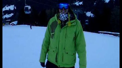 Santa Caterina: snowboarding and attempts of filming 1