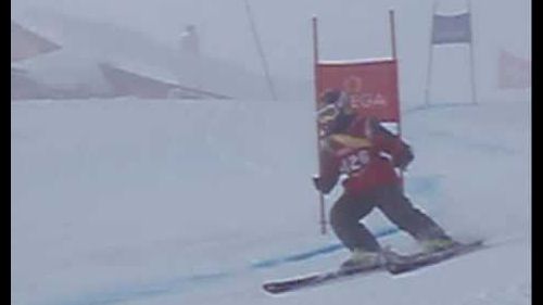 valentino skiing in st. moritz switzerland