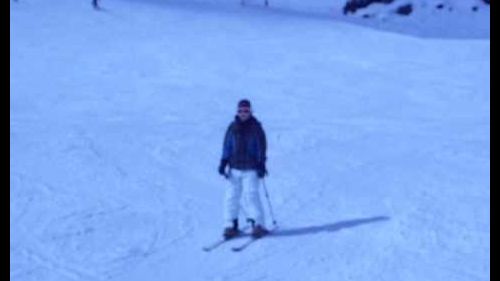 Poppy - extreme skiing action in courchevel