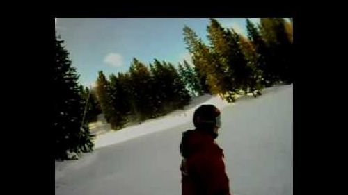 Malga ciapela 02 01 10 magica nevicata mattutina!