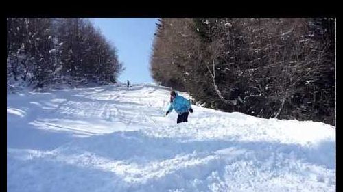 Snowboard Jump Fail