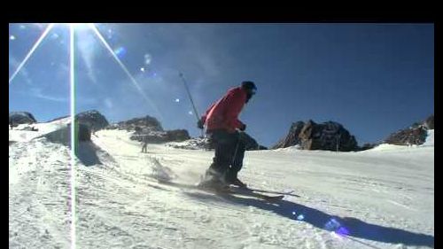 ski freestyle edit in 2 alpes snowpark summer jibbing