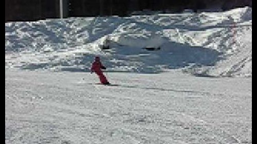 Emma che scia a Gressoney Inverno 2009