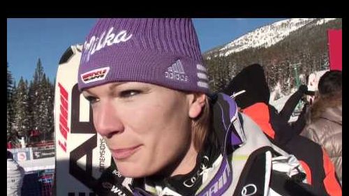 Maria riesch interview after 2nd lake louise dh victory - dec 4th, 2010