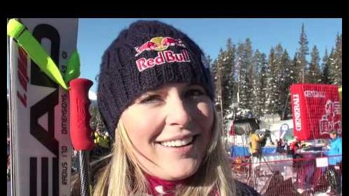 Lindsey vonn interview after lake louise super-g victory - dec 5th, 2010