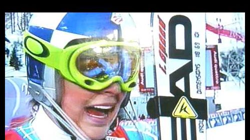 Interview of lindsey vonn after the sc win in val d'isere
