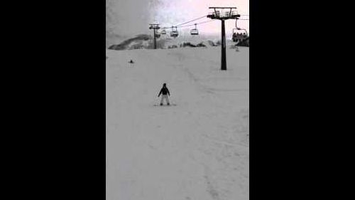 Carmen fenomeno sullo snowboard