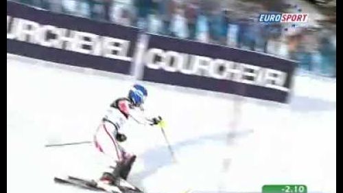 Courchevel - marlies schild 2nd run