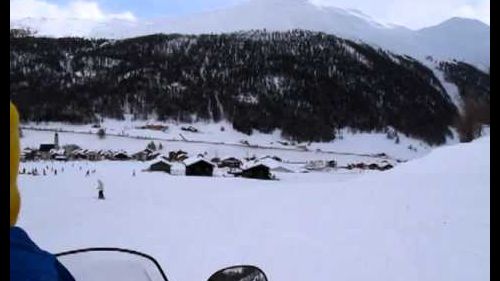 Motoslitta a livigno