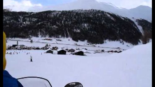 Motoslitta a Livigno