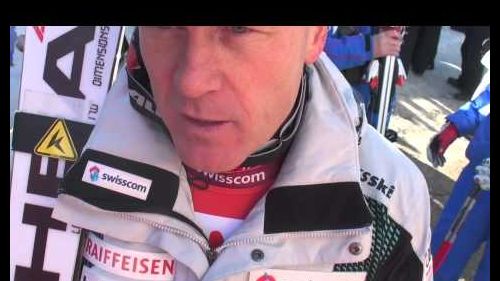 Cuche wins chamonix downhill 2011