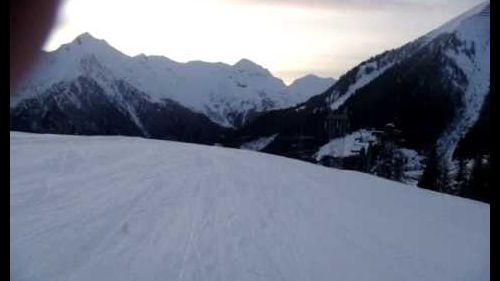 Skiing in Foppolo, January 2011