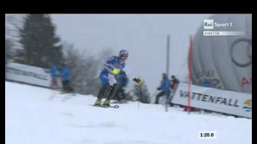 Manfred moelgg wins bronze medal in slalom gap 2011