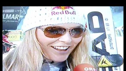 Lindsey vonn interview after the dh in tarvis