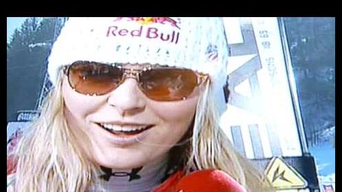 Lindsey vonn interview after the sg in tarvis